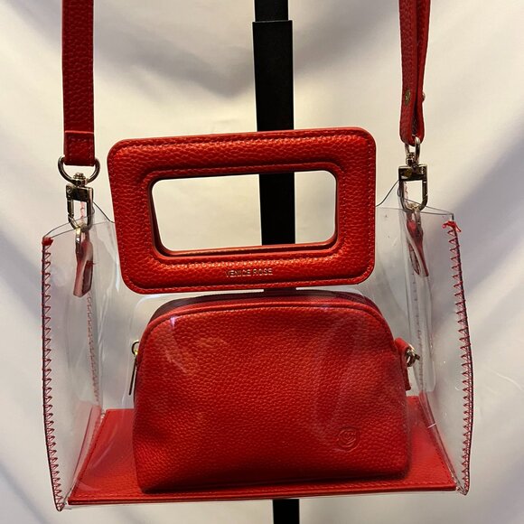 Venice Rose Handbags - Venice Rose Stadium Tote with Convertible Wristlet/Crossbody